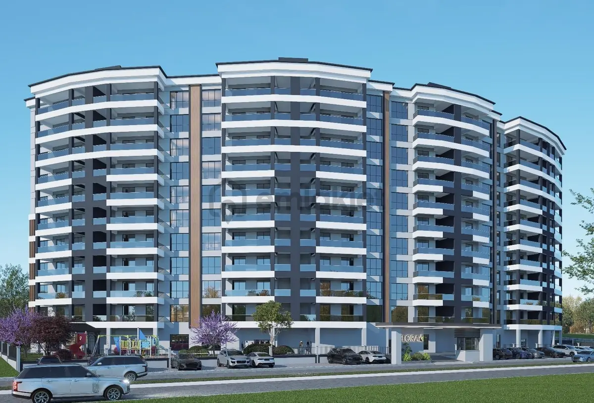 Eğriköprü Mahallesi'nde satılık sıfır 4+1 lüks dairenin bulunduğu bina